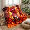 Portugal Football Printed Flannel Blanket Skin Friendly Warm Decorative Throw for Indoor Couch Bed Daily Use