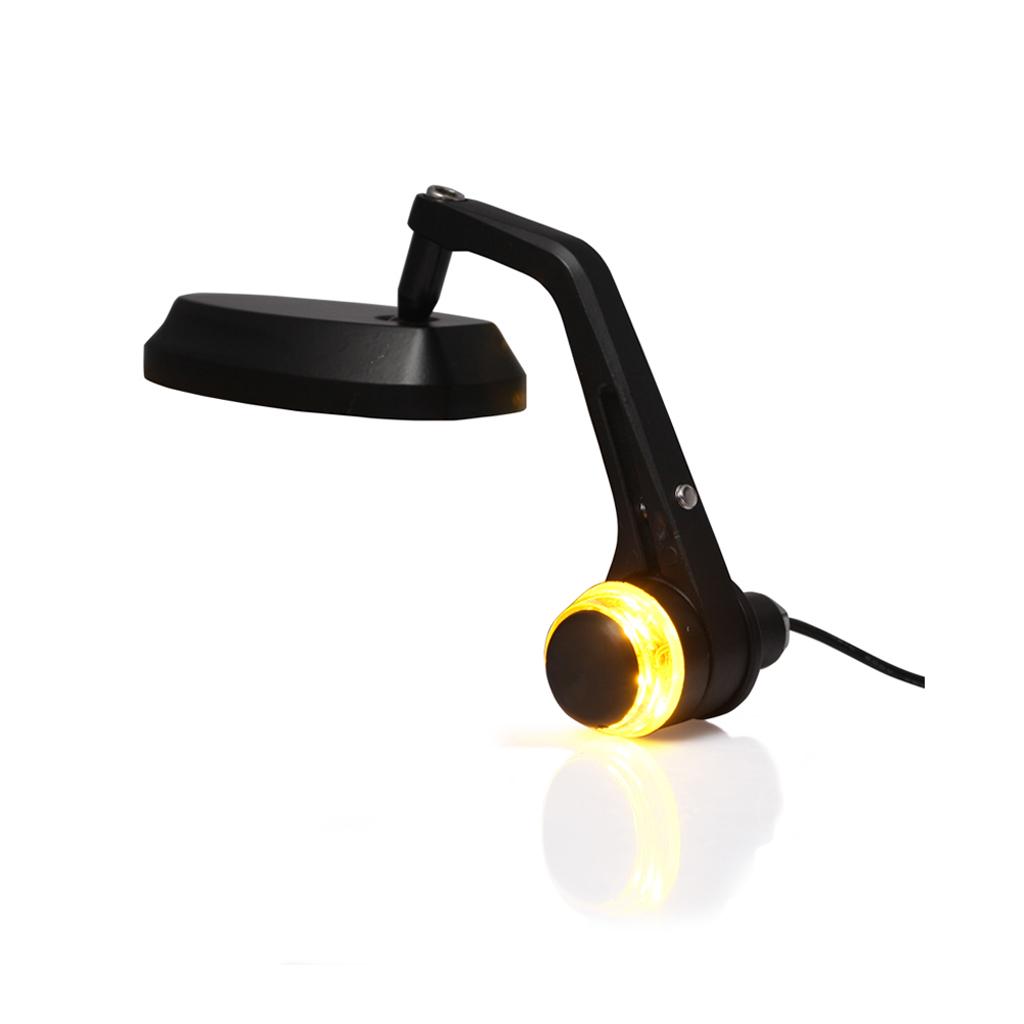 1 Pair Motorcycle Rearview Mirror Scooter Motocross Rearview Mirrors Electrombile Back Side Convex Mirror Universal 22mm