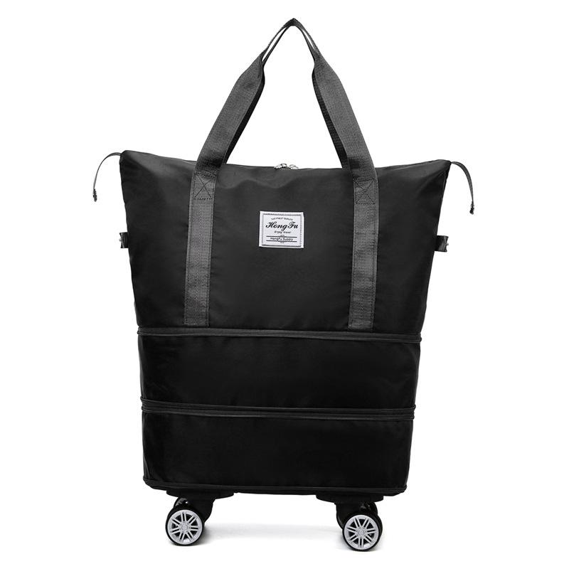 Universal Wheeled Folding Travel Storage Bag: Perfect for Packing Clothes On Short Trips