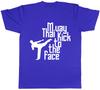 Muay Thai Kick To the Head Unisexs Unisexs Ladies Unisex TShirt