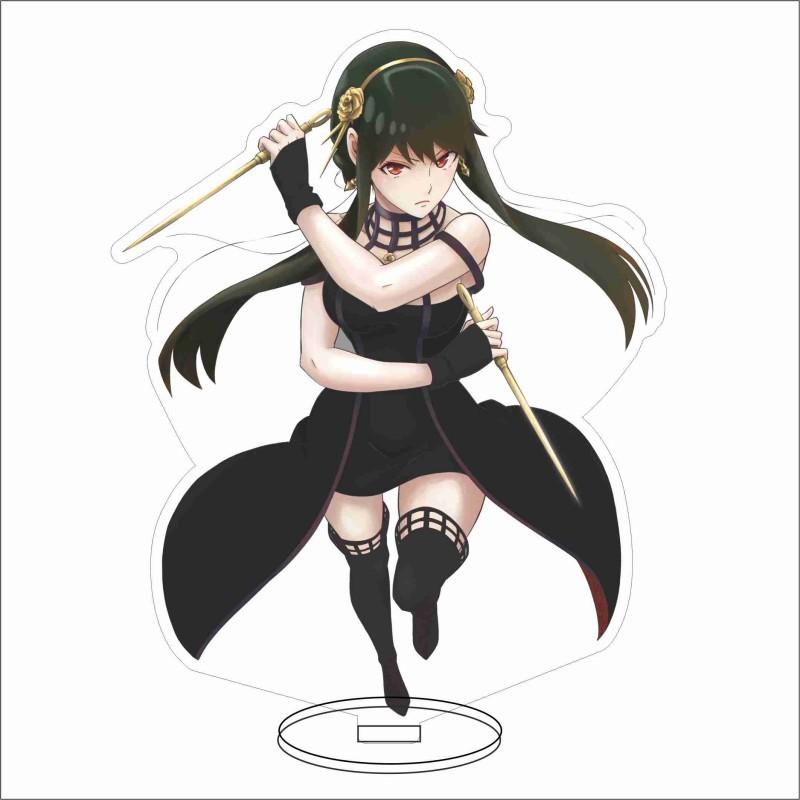 15CM SPY×FAMILY Anime Figure Yor Forger Cosplay Sexy Style Acrylic Stands Model Tabletop Decor Props Standing Sign Fans