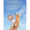 Mini Portable Battery Operated Fan with 2000mAh Battery,USB Powered,3 Speeds,Rechargeable-Pink SZRH