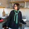 Autumn And Winter Striped All-match Warm Scarf Korean Style Atmosphere Student Scarf