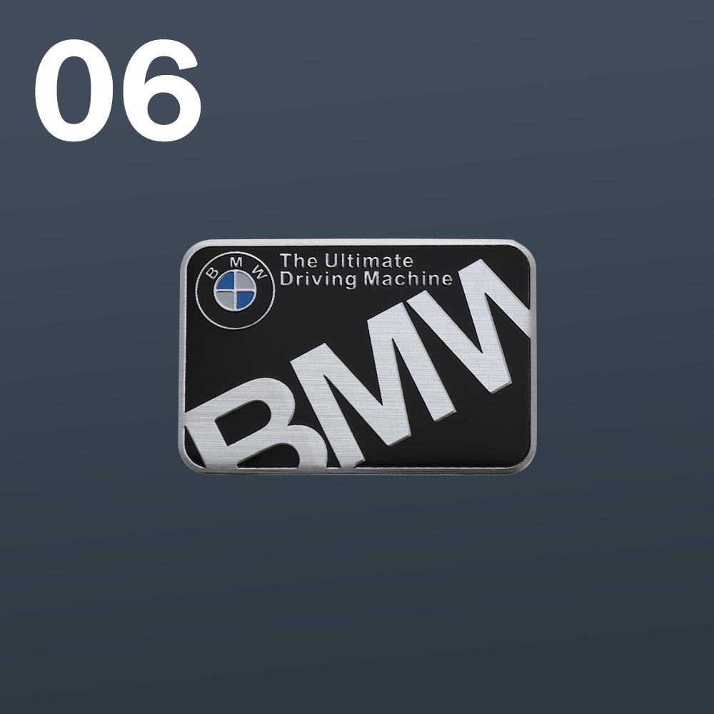 Auto Decoration Stickers 3D Aluminum Car Body Tail Trunk Badge Decals For BMW M Performance M3 M5 Motor Sport Emblem Accessories