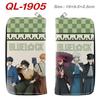 Blue Lock Anime Long Wallet Colorful Zipper Purse Handbag Card Holder Coin Bag Blue Lock Merchandise 1pcs