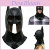 Máscara Completa Definitiva de Batman con Capucha para Cosplay de Adulto El Caballero Oscuro Asciende Accesorio de Halloween