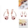 Delicate Korean Version Lucky Ball Earrings For Women's Elegant Style