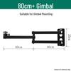 Adjustable Wall/Ceiling Mount for Tablet/Projector with Stable Load Bearing