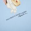 Ralph Lauren Summer Men's and Women's 100% Cotton Polo Bear T-Shirt with Fashion Striped Bear Print & Signature