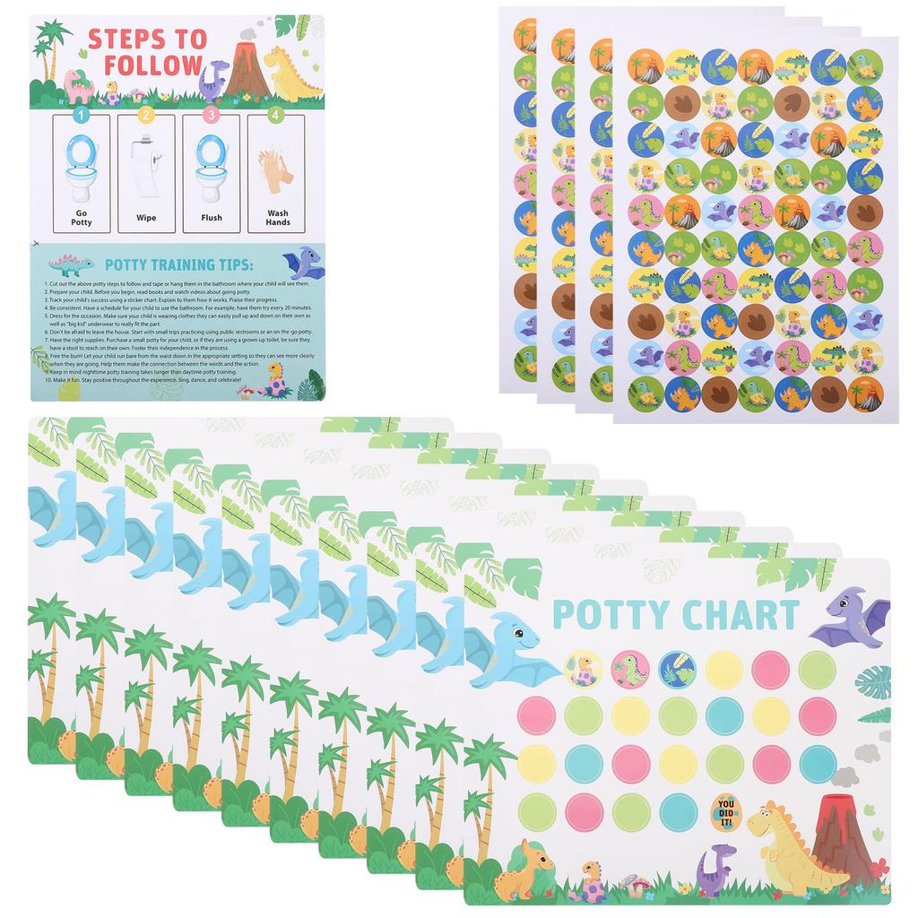 1 Set Potty Training Chart and Sticker Toddlers Potty Training Sticker Toddler Sticker Chart for Toddler Kids Home Training