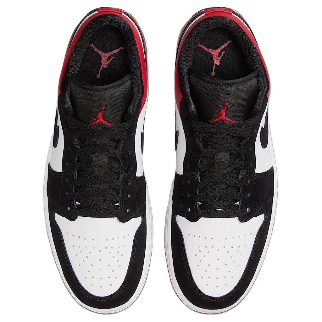 Air Jordan 1 Low SE Black Toe Unisex Sneakers White Gym-Red IB8971-106