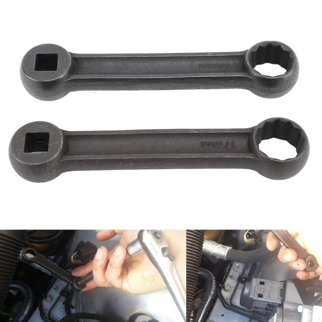 16mm 17mm Engine Motor Mount Socket Wrench Engine Mounting Socket Wrench Set Comfort Grip High Strength Metal Replacement for Benz C Class W203
