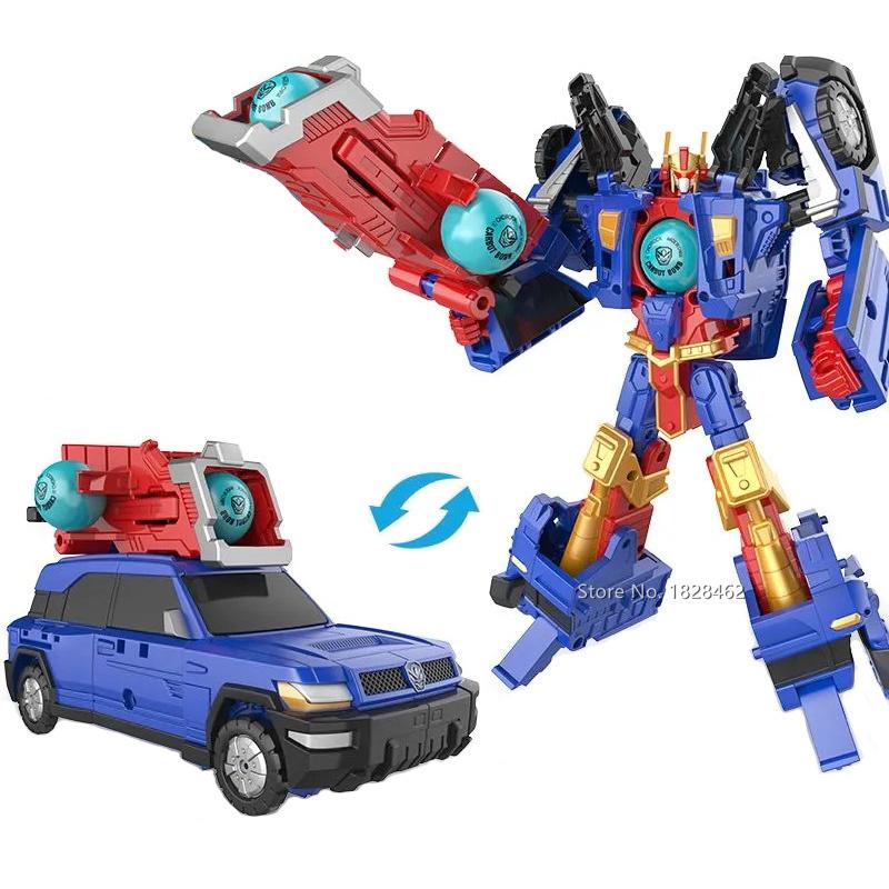New Carbot Drill Burst Transformation Robot Toys Action Figures Transforming Car Storm Diver Toy for Children Gift
