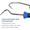 2 PCS Hose Removal Hook Set, 8 Inch Gasket Hook & Pick Tool Vehicle Radiator Hose Remover, Mini Pick Hooks Puller Remover for Hoses O-Rings Gaskets,