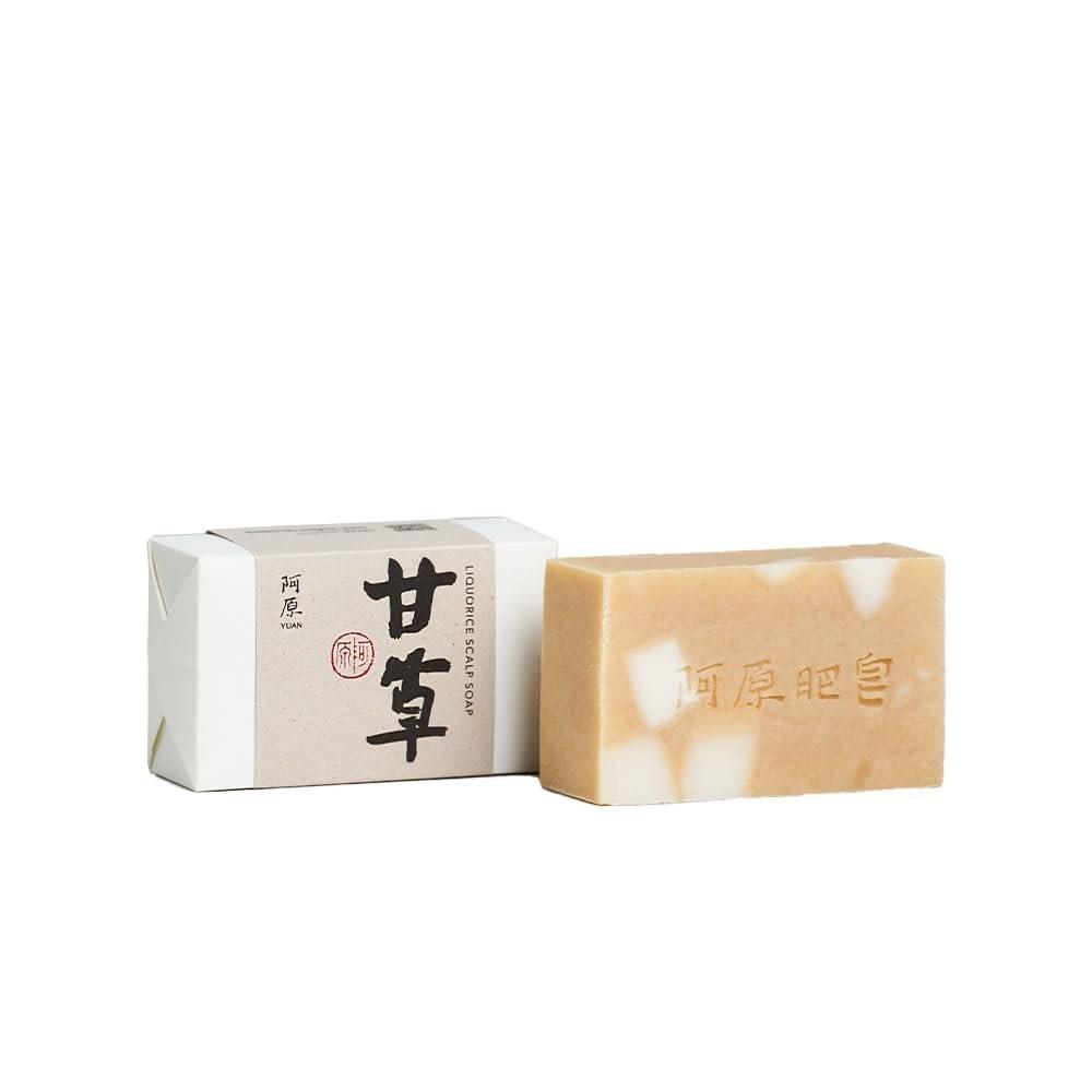 115g Ahara YUAN New Recolis Hair Care Soap Licorice Sedoux Shampoo Bar Soap 1 pcs