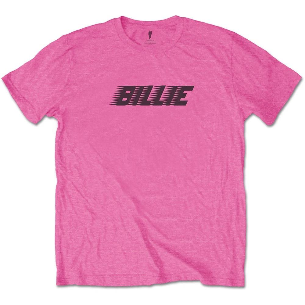 Pink Billie Eilish Racer Logo Official Tee T-Shirt Mens XL