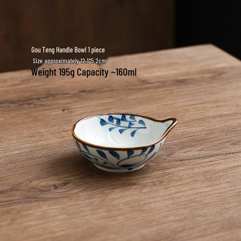 Commercial Ceramic Dipping Bowl for Seasoning, Snacks, and Sauces