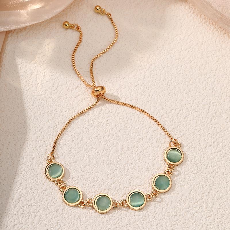 Hot Sale Opal Imitation Crystal Jewelry Bracelet Popular Jewelry