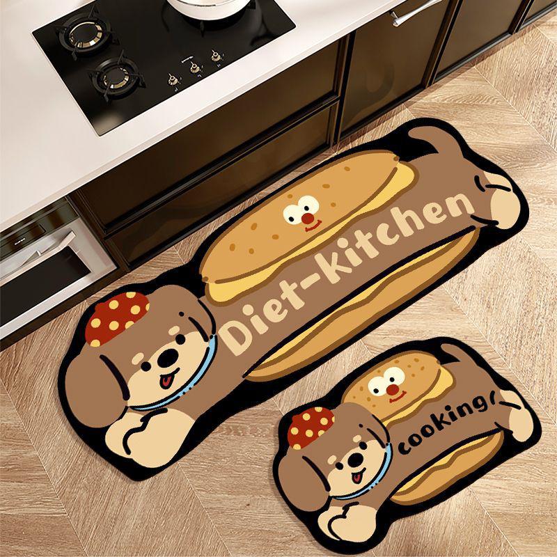 

Водопоглощающий, маслопоглощающий, грязеотталкивающий коврик для ванной комнаты, противоскользящий коврик для ног для ванной комнаты