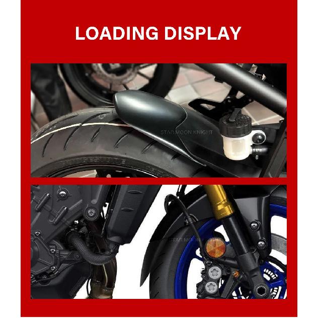 Motorradzubehör Vorderradkotflügel Hinterradverlängerung Hugger Erweiterung Für Yamaha Tracer 9 GT Tracer9 2021 2022 -