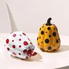 Pumpkin Home Decoration Niche Creative Wave Point World Abstract Art Living Room Resin Decoration Enhances Happiness