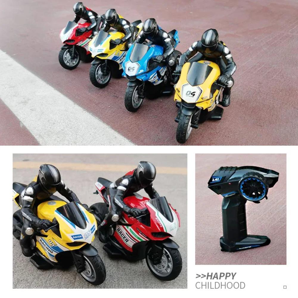 RC Motorcycles 1:6 1:10 Electric Motor RC Cars High Speed 4CH Remote Control Racing Motorcycle Drift Car Kids Xmas Festival Gift