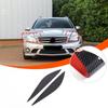 Soft Carbon Fiber Headlight Eyelids Eyebrows For Benz C Class W204 2007-2013