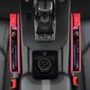 1PC Caixa organizadora de couro para carro, assento de carro, bolso com fenda, multifuncional, suporte de armazenamento para assento de motorista, acessórios para interior de automóveis