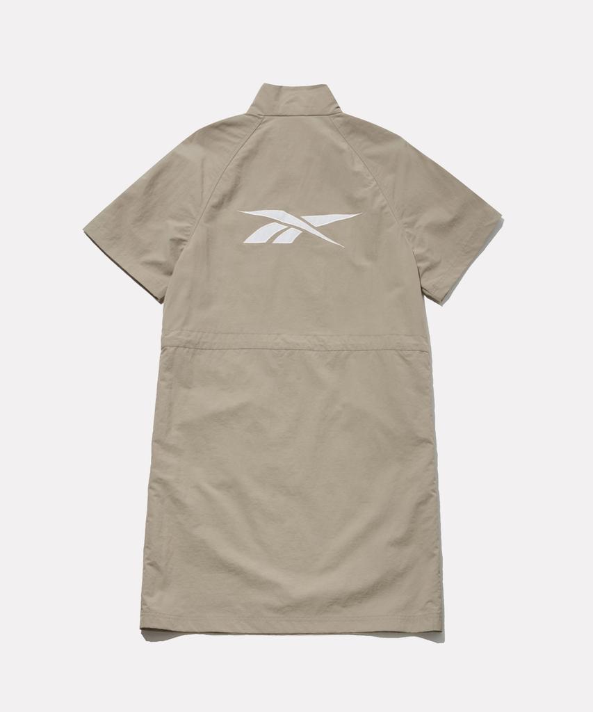 REEBOK Short Sleeve Anorak Dress (W) - Beige