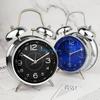 Round 4" Alarm Clock Retro Double Mechanical Timer Desktop Alarm Clock for Creative Simple Design Table Timing Digital D57B