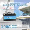 12V 100Ah Lithium Iron Phosphate Battery for Industrial AGV, RV, Sightseeing Car, Photovoltaic Energy Storage