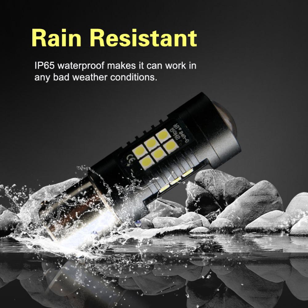 LIGHTP21W 1156 BA15S Canbus Car Led Bulb 3030SMD LED Auto Reverse DRL Car Light 12V 24V Automobiles Lamp for Universal
