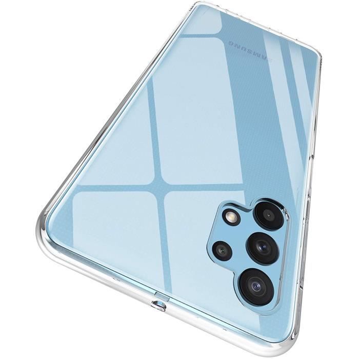 Coque de protection - Toproduits® - Samsung Galaxy A32 4G - Transparente - Verre trempé - Souple
