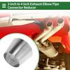 Car Exhaust Pipe Tubing Piping Adapter 3" OD To 4" OD 201 Stainless Steel New
