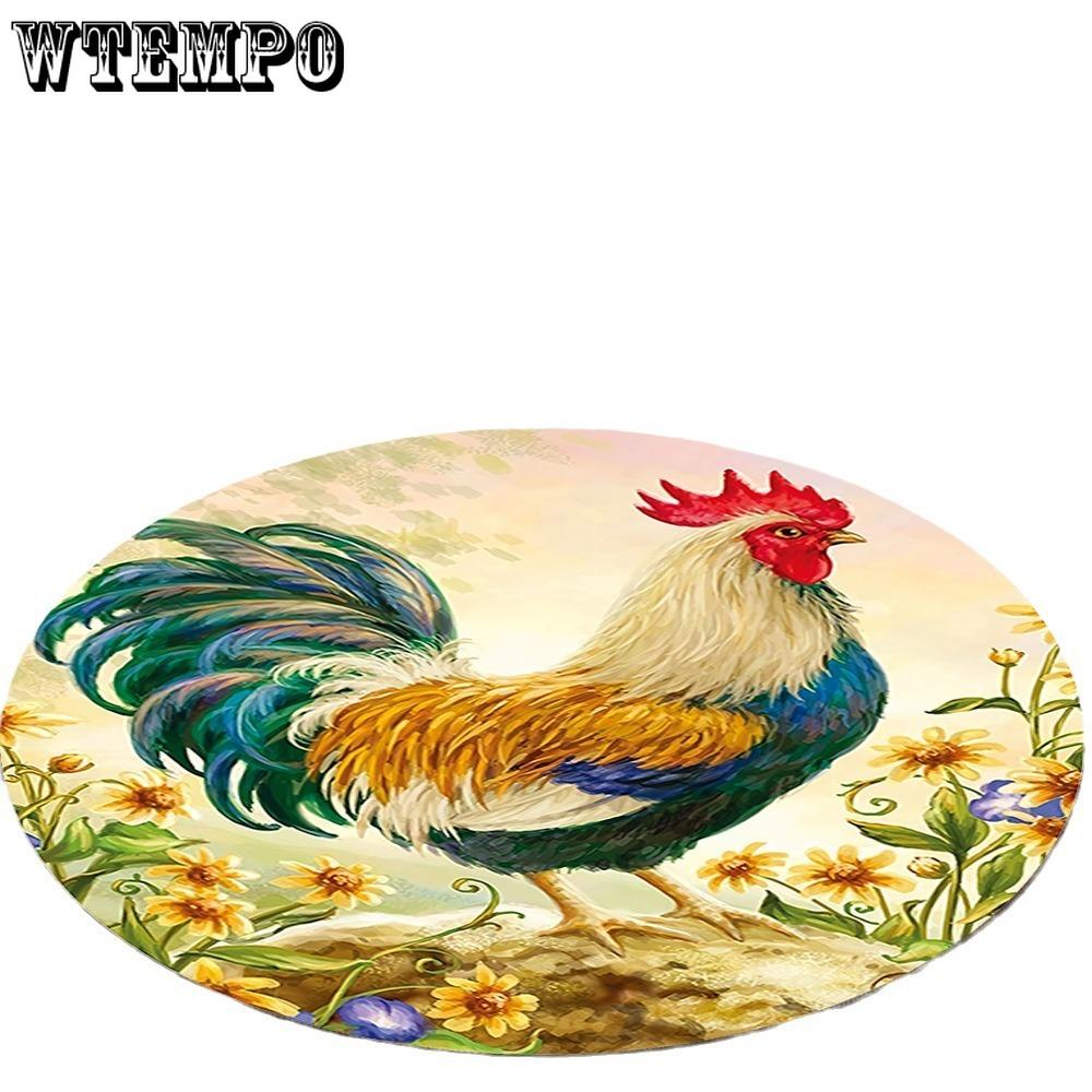 Round Living Room Carpet Thickening Bedroom Study Non-slip Floor Mats Office Circular Chair Rugs Machine Washable