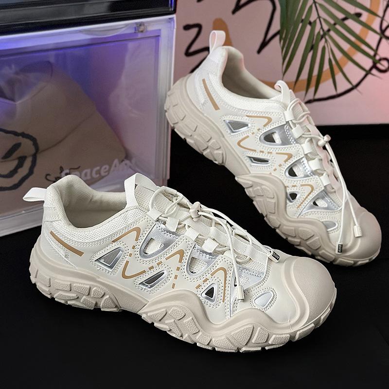

New trendy men s mountaineering shoes casual shoes lightweight soft sole low-top personalized versatile outdoor shoes 44