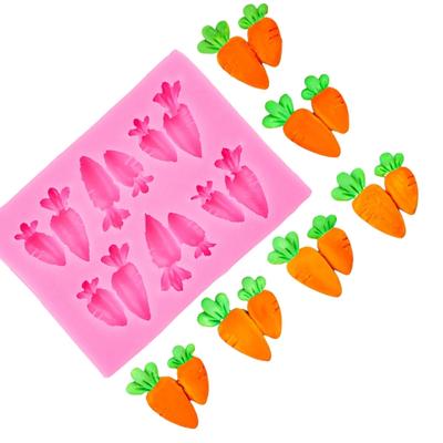 Chocolate Silicone Moulds Small Carrots Castings Molds DIY Cake Molds Baking Molds Fondant Molds Epoxy Resin Molds