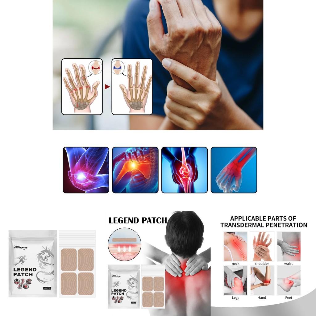 South Moon Joint Muscle Pain Relief Patches For Wrist And Knee Discomfort With 40 Pieces