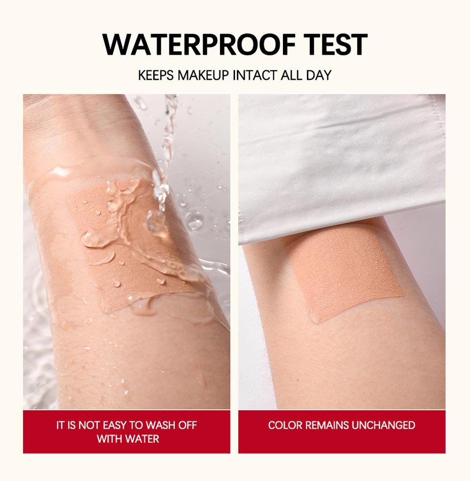 Lakerain Mattierende Foundation Basiscreme Langanhaltend Weichzeichner Matt Natürlicher Sitz Abdeckung Concealer Wasserdicht Gesichtsbasis Make-up