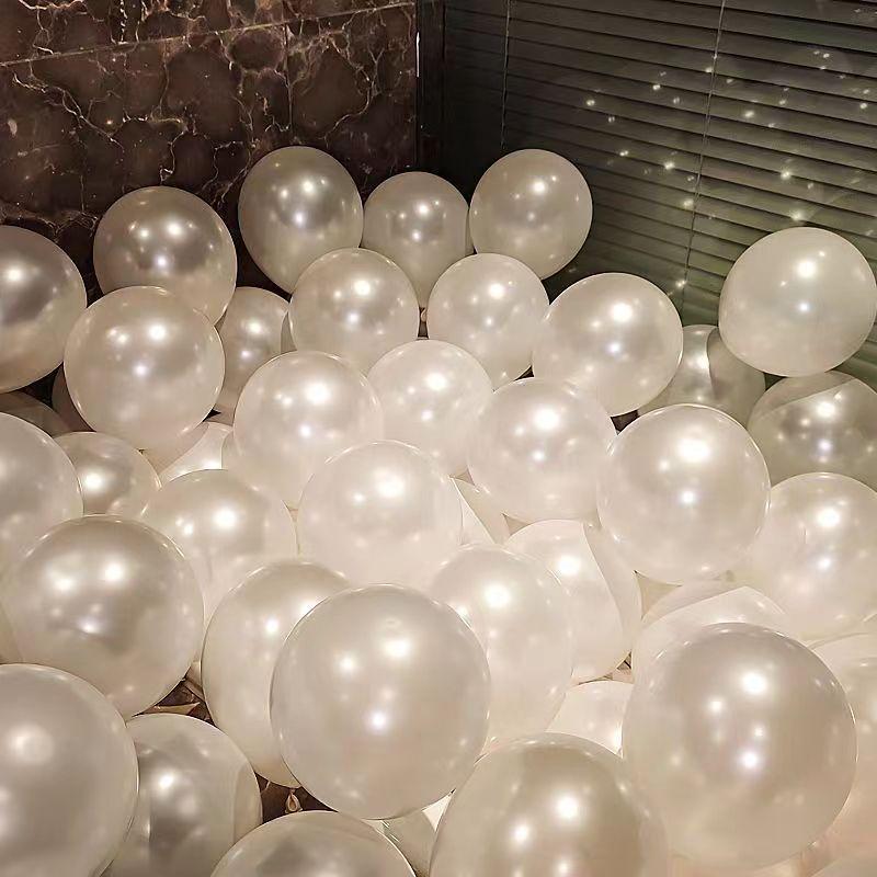 Zahušťuje 10050kslot Narozeninové Balónky Perlový Latex Cukrová Barva Kulaté Balónky Svatba Párty Dekorace Balónky Dětské Hračky