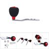 3 Colors Aluminum Knobs Fishing Reel Handle for Baitcasting Tackle Tools (Red)