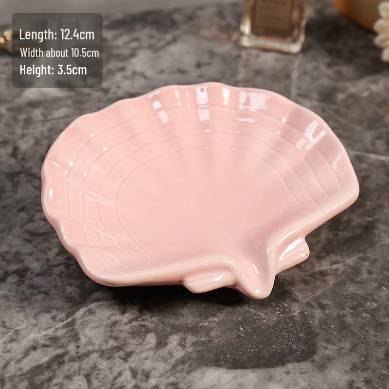 Tulip Ornament No-Punch Drain Soap Dish - High-End Bathroom Holder