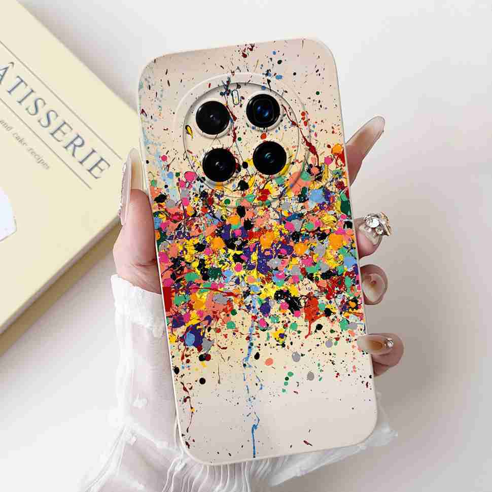 For Honor Magic7 Pro Case PTP-N49 Luxury Painted Cover Soft Silicone Phone Case For Honor Magic7 Magic 7 Pro Cover Funda Housing