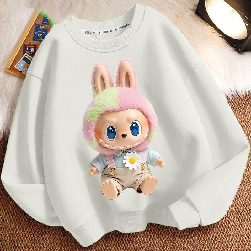 Barneklær Sweatshirts, Langermet Sweatshirts for Gutter og Jenter Om Våren og Høsten