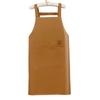 Adjustable PU Leather Apron with Pocket Waterproof Pinafore Oil Resistant Apron for Home Cooking and Kitchen Cleaning
