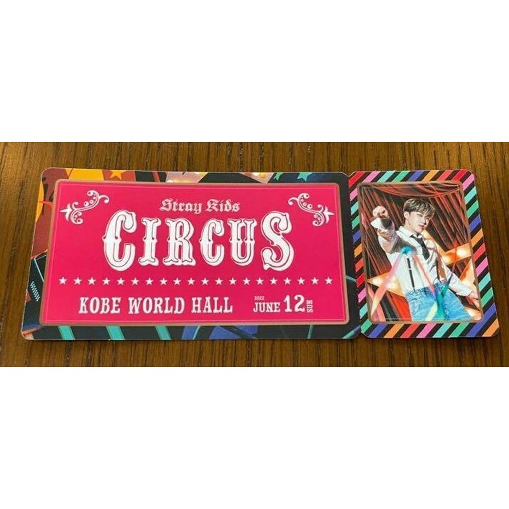 Stray Kids CIRCUS Official picture ticket Sticker Japan Kobe venue June 11,12