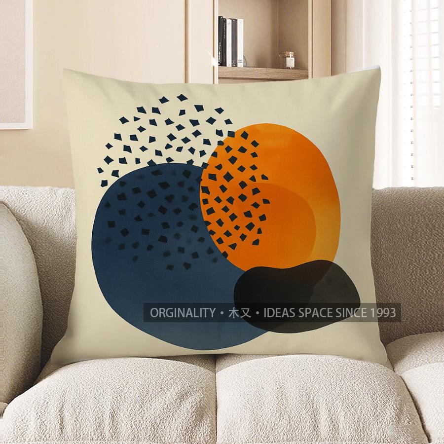 Home Decor Abstract Geometric Pattern Decorative Pillow Pattern Cushion Cover Suitable For Sofa Bedroom Car Pillow Cover