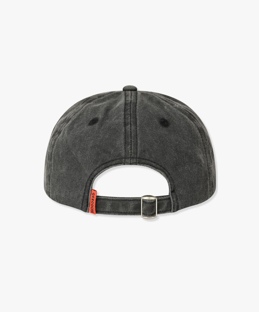Jikun Pigment Logo Embroidered Ball Cap Gee257-001 Charcoal