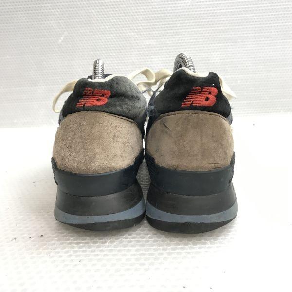 New Balance M996ST Sneakers in Pelle Made in USA Uomo 24.0 Blu Navy Grigio Scarpe da Ginnastica Basse(USATO)