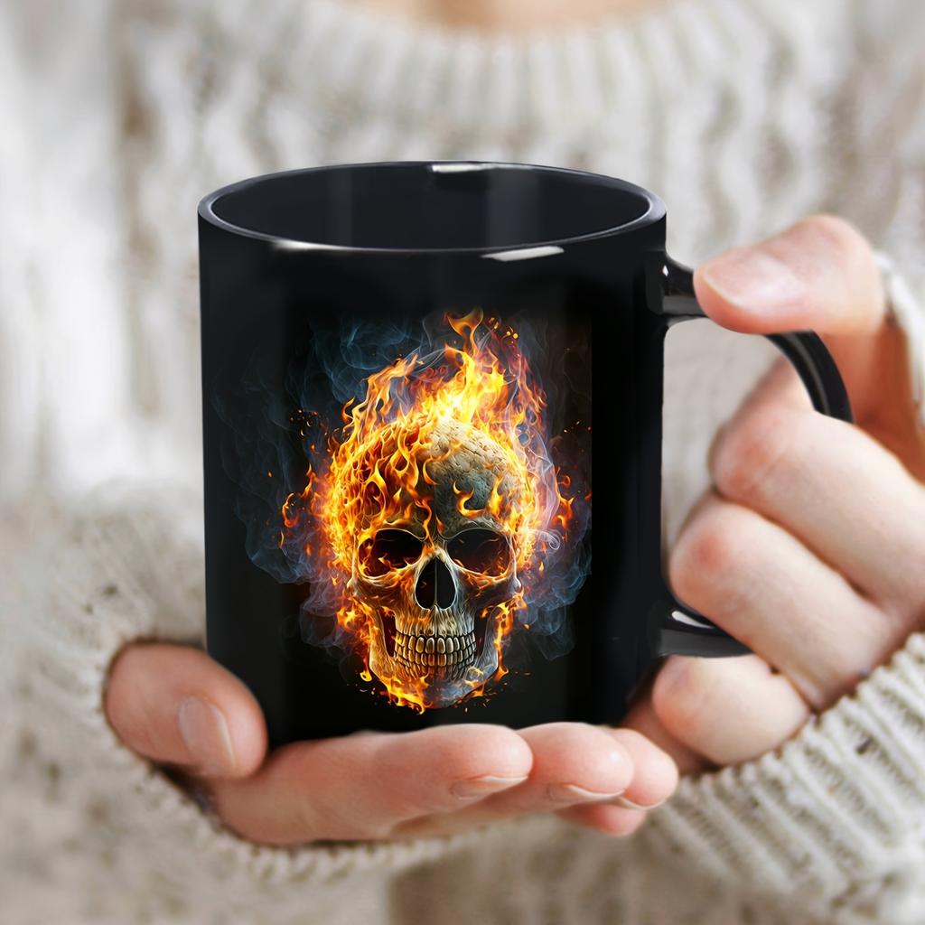 New, Hot-selling Skull, Ceramic Coffee, Mug, Water Cup Gift.